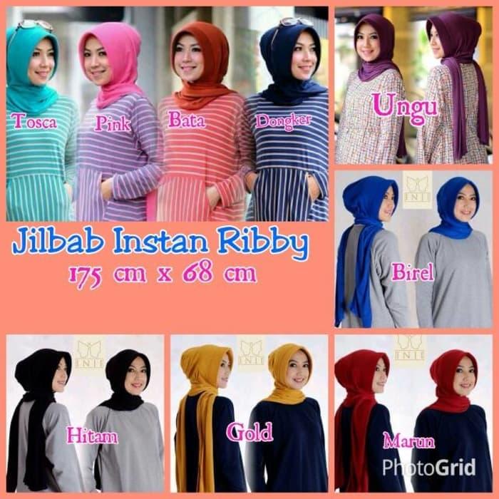 Jual T2105 Jilbab Instan Ribby / Pastan Ribby / Jilbab Ribbi / Ribby Inji Baru!