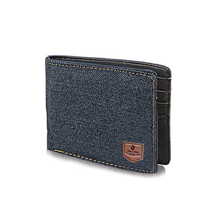 Dompet Pria Biru Inficlo - SAR 802 / Dompet Fashion Pria Lipat Model Terbaru Murah / Dompet Model Levis Pria Cowok / Dompet Denim Pria Cowok Model Terbaru