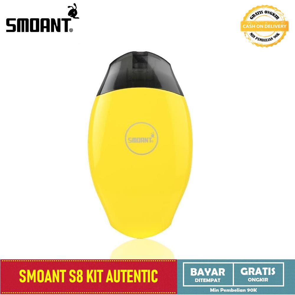 Smoant S8 POD StarterKit Authentic- Rokok Elektrik Vape Smoant S8 Auntentic with Built-in Lithium Battery 370mAh 2ML Catridge 1.3ohm Coil Vape Kits Smoant S8 POD StarterKit Authentic- Rokok Elektrik Vape Smoant S8 Auntentic with Built-in Lithium Battery 370mAh 2ML Catridge 1.3ohm Coil Vape Kits