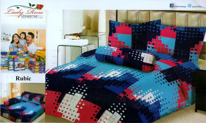 PALING DICARI Sprei Lady Rose 180x200 Rumbai - Rubic TERLARIS