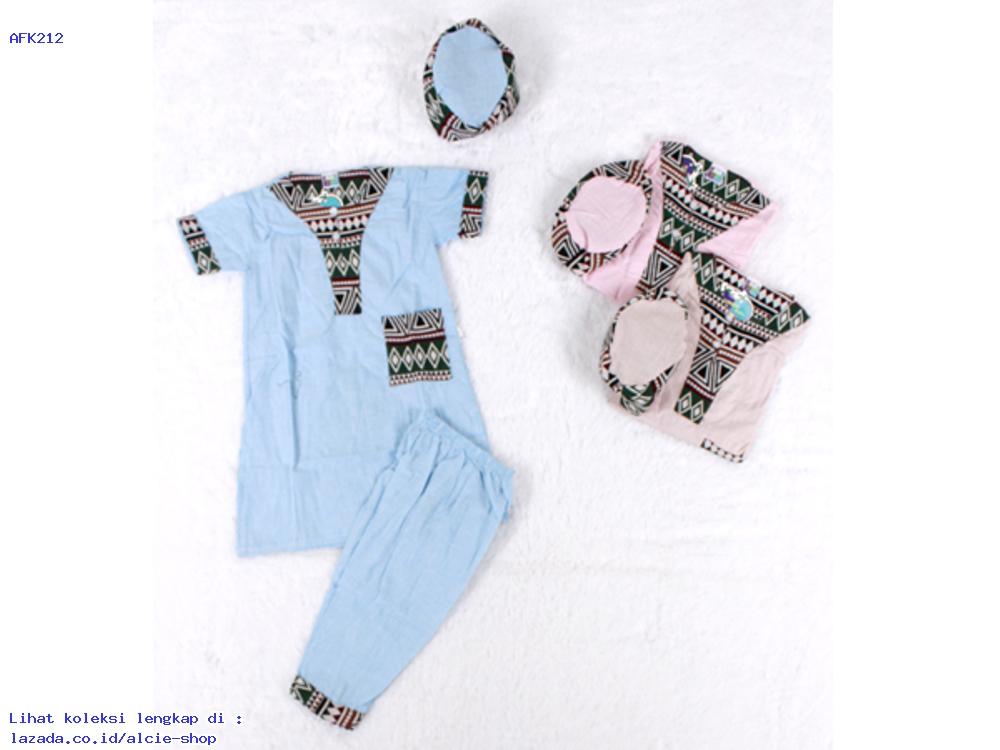 Setelan Baju Koko Anak Laki Laki 212 - AFK934658930