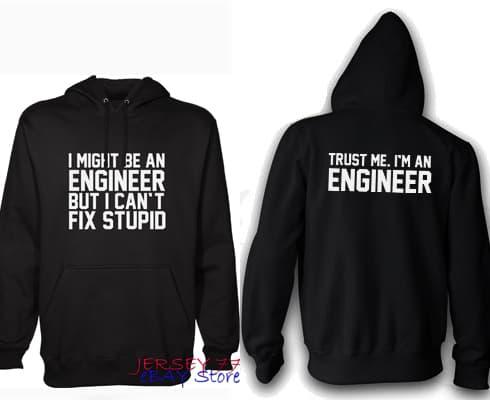 Hemat 10%!! HOODIE I'M AN ENGINEER BUT CANT FIX STUPID JAKET SWEATER KEREN - ready stock