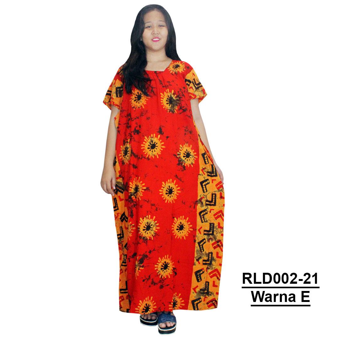 Longdres Kalong, Kelelawar, Lowo Batik Cap Halus Pekalongan, Baju Tidur, Piyama, Leher Kerut (RLD002-21) Batik Alhadi