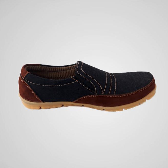 Sepatu Sneaker Kasual Pria Limited Edition – Choco Denim