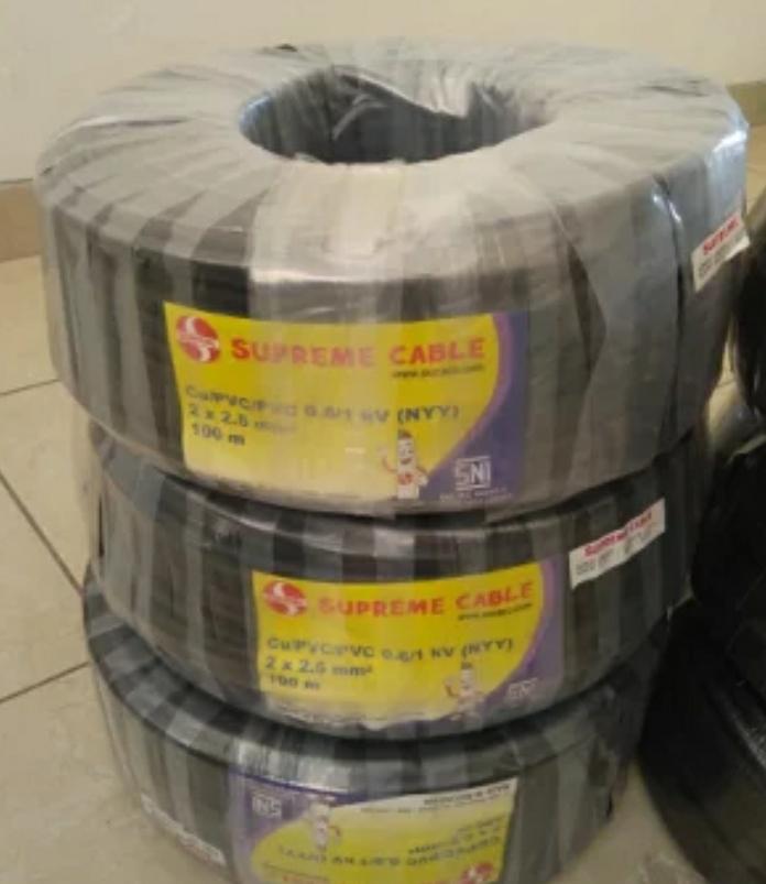 Kabel Listrik NYY 2x2,5 mm2