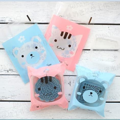 HARGA PROMO!!! plastik kantong bungkus kue cake tools cetakan mould pan roti hadiah - nYjyTY