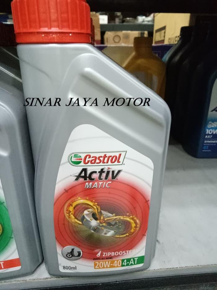 Bayar Di Tempat / Oli Castrol Activ Matic 20W40 800Ml Motor Matic HONDA Yahama Suzuki