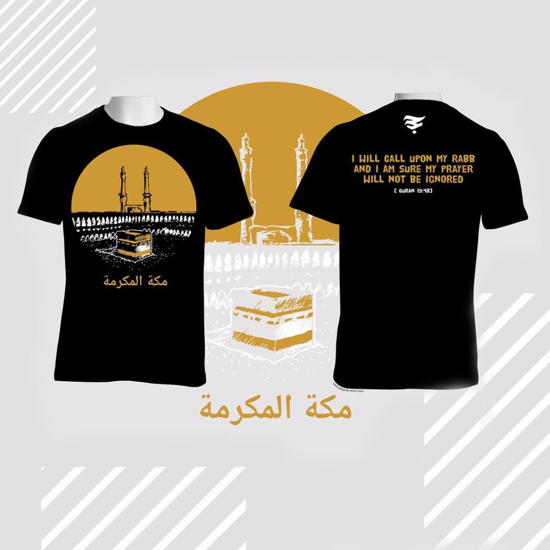 WOLSFASHION COD - Kaos Distro Islami Baju Dakwah Alhajj Merch Mekah AM003