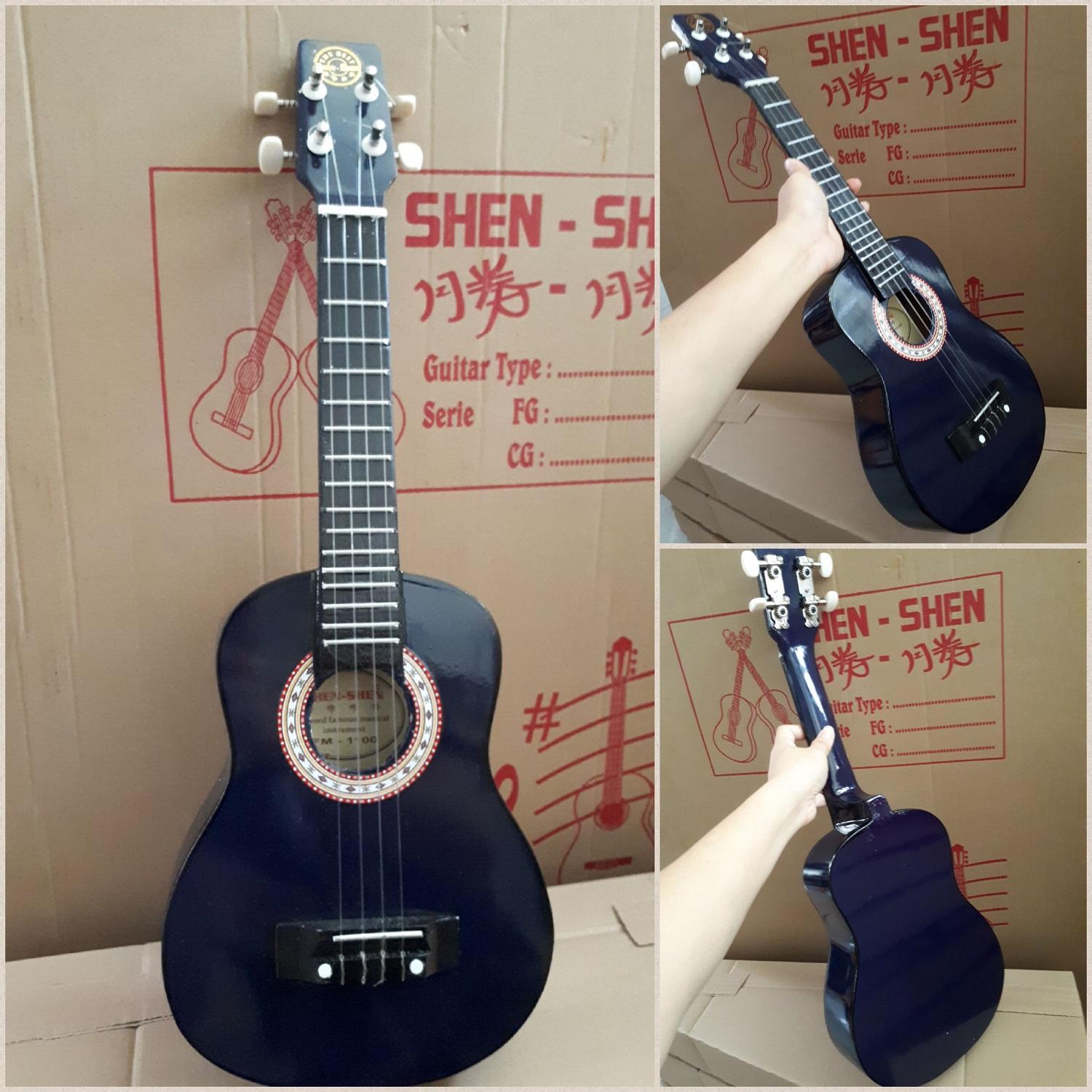 Fox- PROMO Gitar Kentrung Ukulele Akustik IMPORT- GRATIS PICK- Packing Dus- Ukulelel Murah senar 4 Nylon-Gitar Kecil