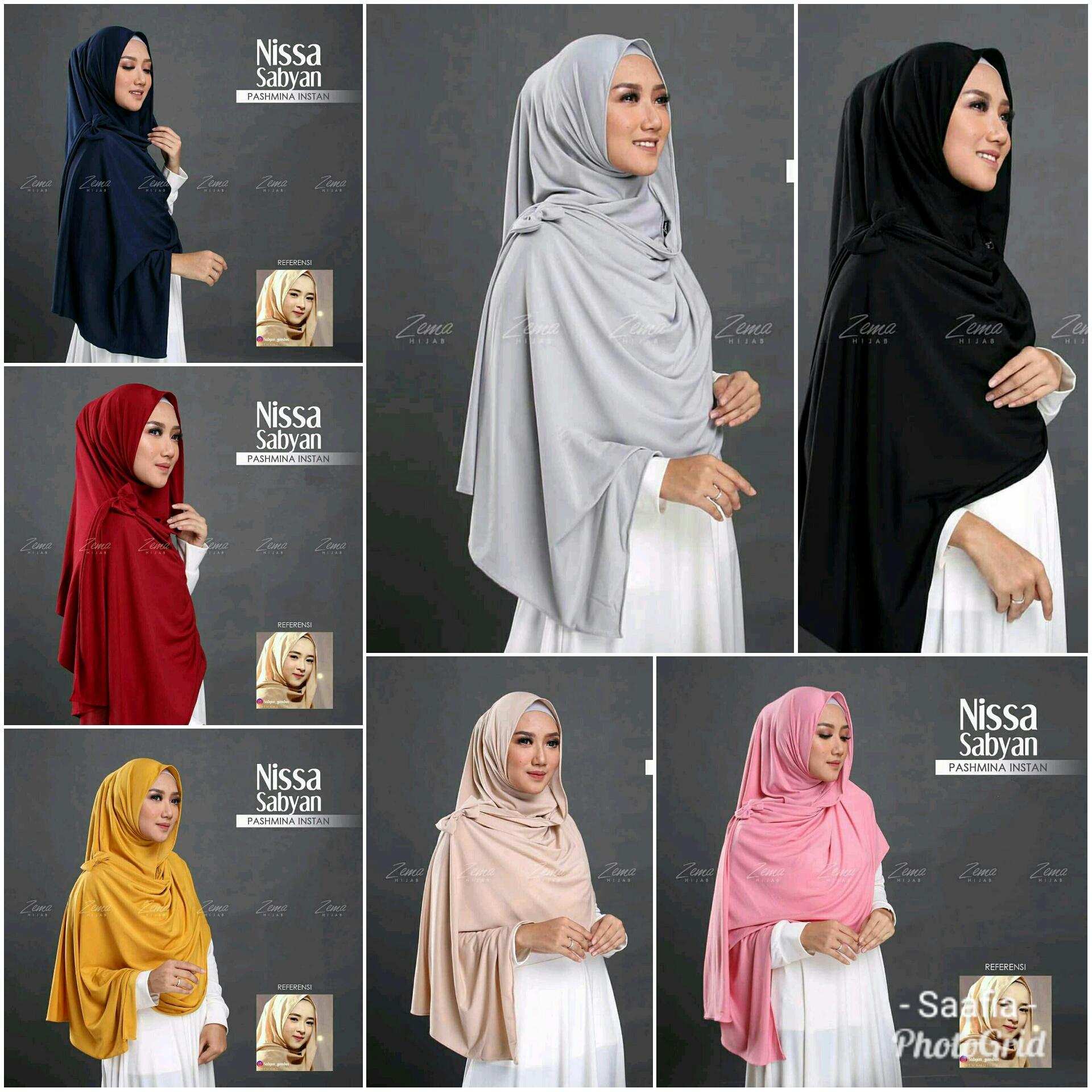 Yuri Pashmina Instan Pita Ootd Jilbab Instan Pad Pet Antem Tutorial HijabIndonesia Modern Jumbo