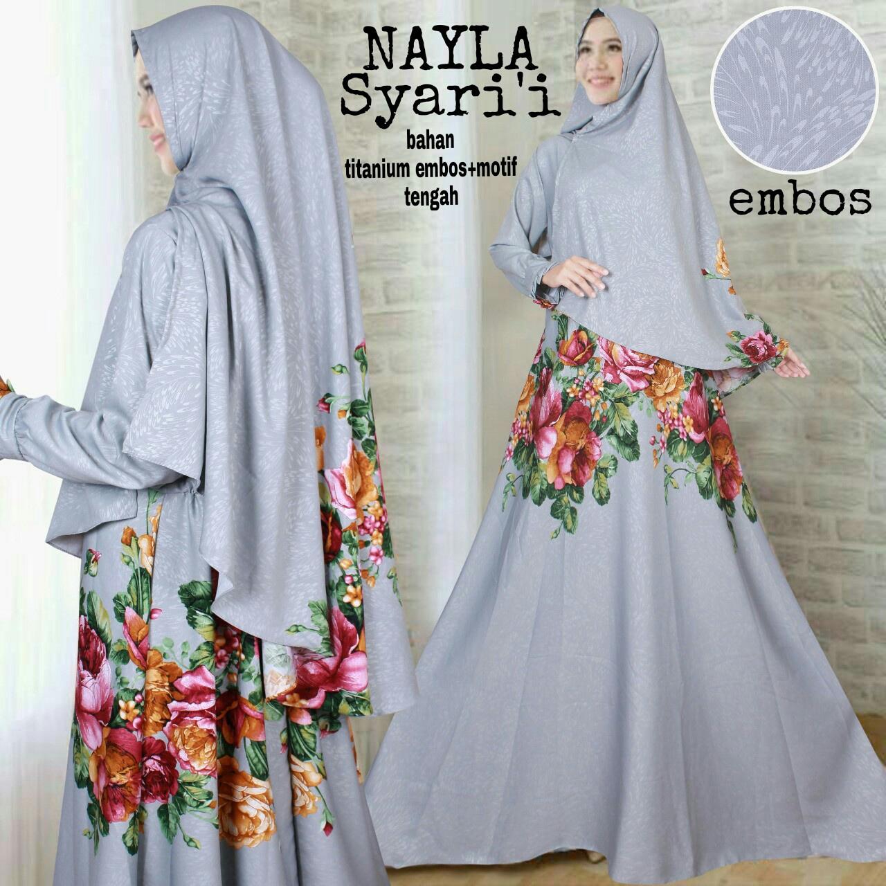 Gamis Muslim Nayla Syari Abu