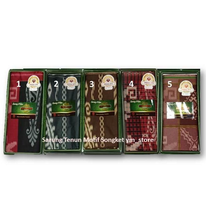 Sarung Tenun, Sarung Samarinda/ Sarung Ramadhani Motif Songket - Best Seller ym_store