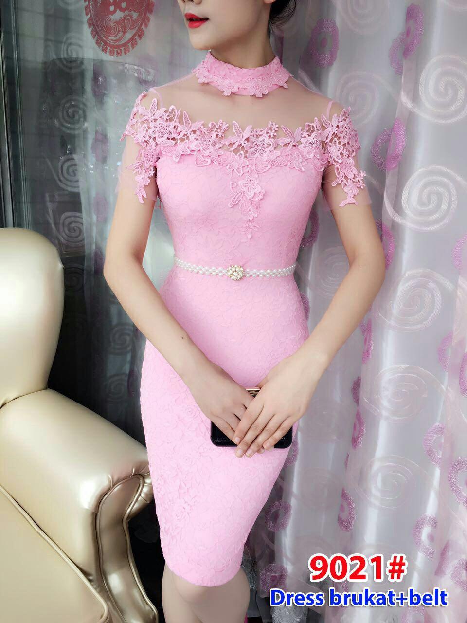 9021# baju pesta import / baju seksi / baju pesta selutut / baju sabrina / dress fashion import