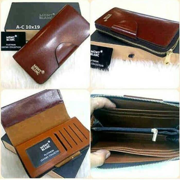 dompet bally/mont blanc,super premium,100%asli kulit.