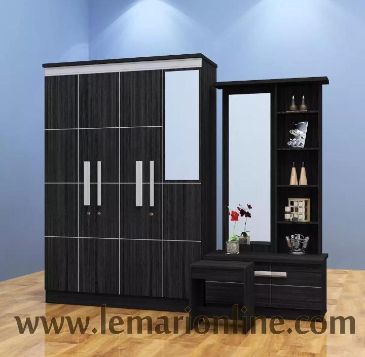 Lemari Pakaian dan Meja Rias (Paket Super Hemat)