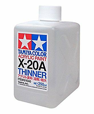 Best Top Seller!! Tamiya 81040 X-20A Thinner Acrylic Paint 250Ml - ready stock