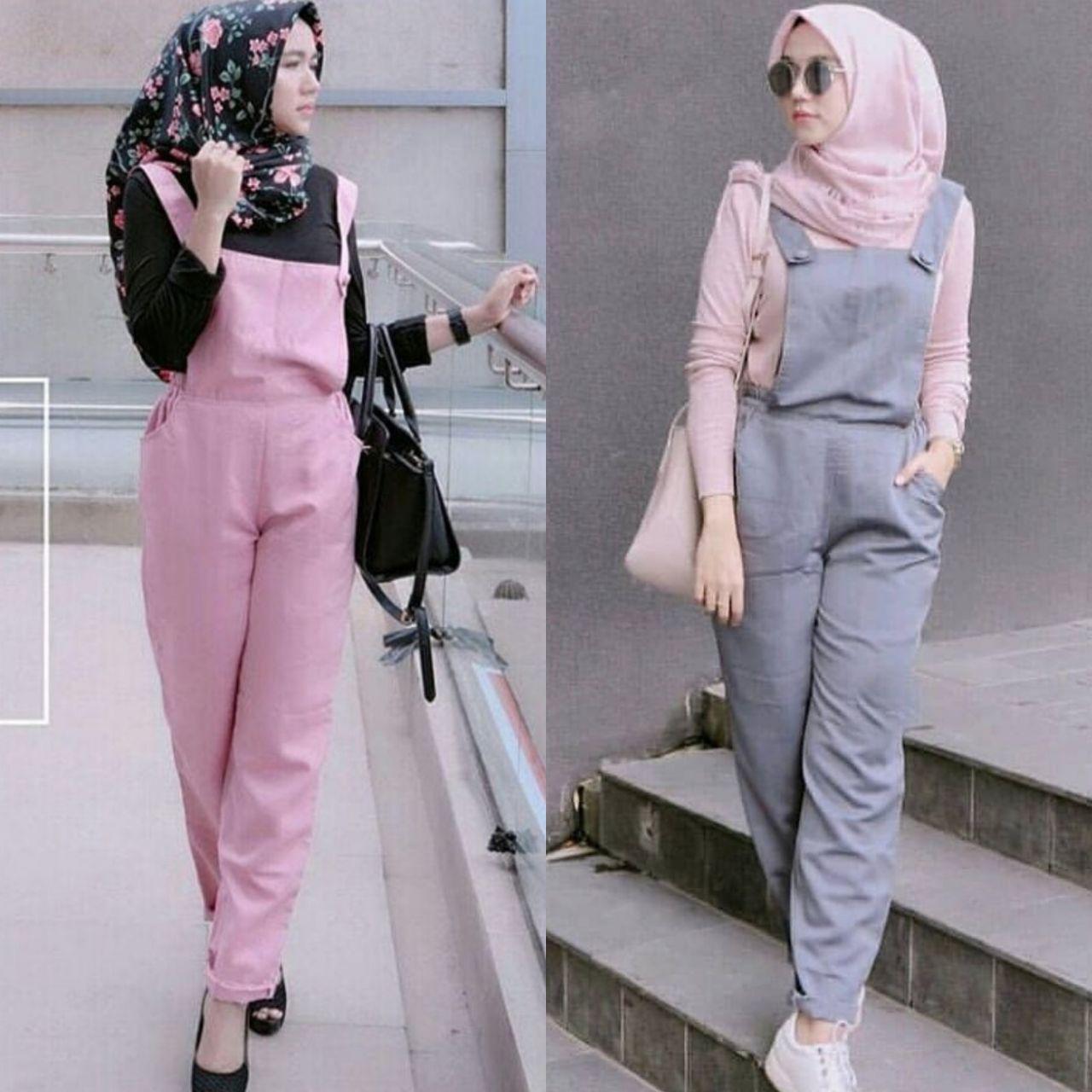 Baju Muslim Jumsuit I Overall murah new akaza dam