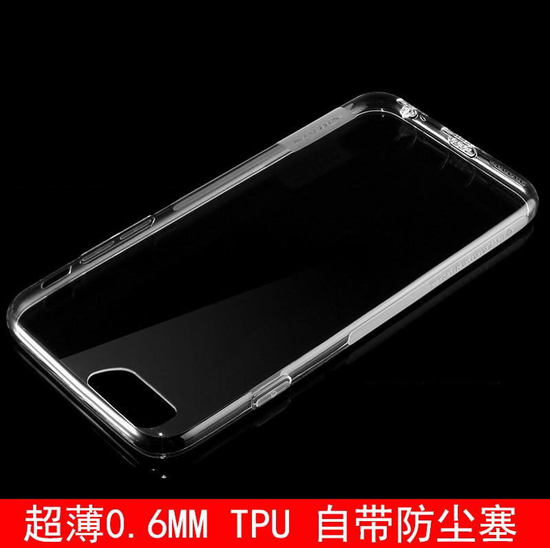 NILLKIN iphone6plus/6Splus Apel ultra-tipis silikon transparan penurunan resistensi lengan pelindung shell telepon