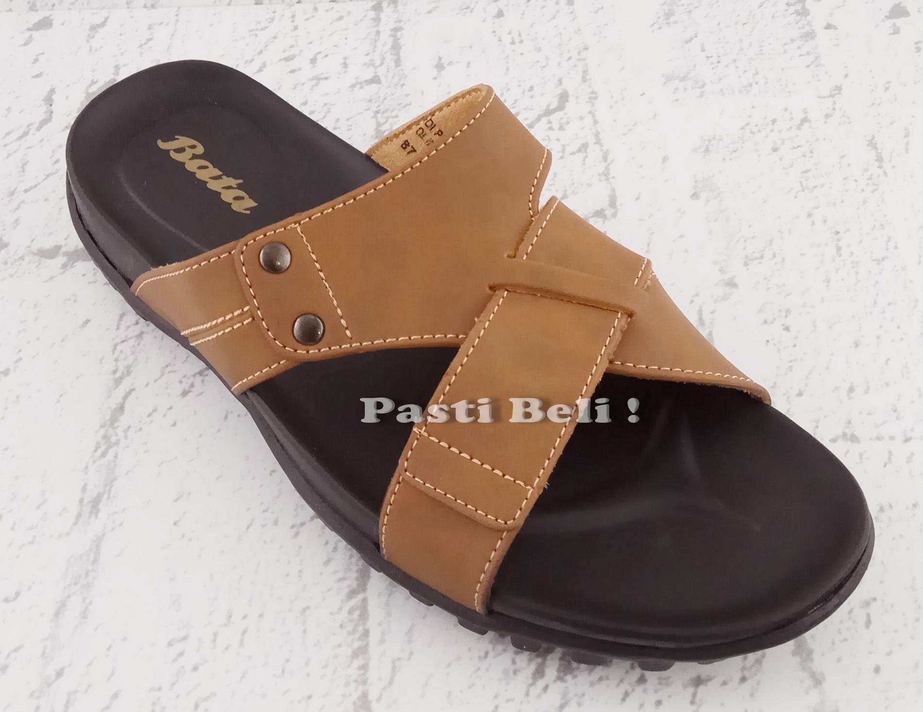 Bata Sandal Pria Keren 871-3012 (NEW ARRIVAL 2018) - Coklat