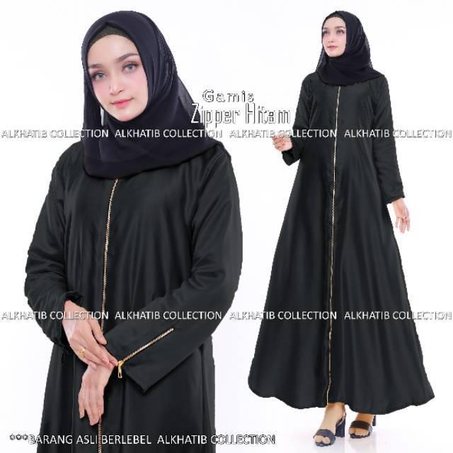 ABAYA ZIPPER POLOS TERMURAH | | GAMIS ABAYA GAMIS SAUDI ABAYA BORDIR DRESS WANITA GAMIS ARAB GAMIS M