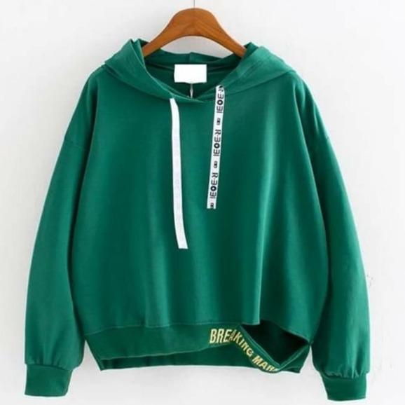 KEI'S jaket sweater wanita BREAKING EMERALD SWEATER fashion wanita terbaru
