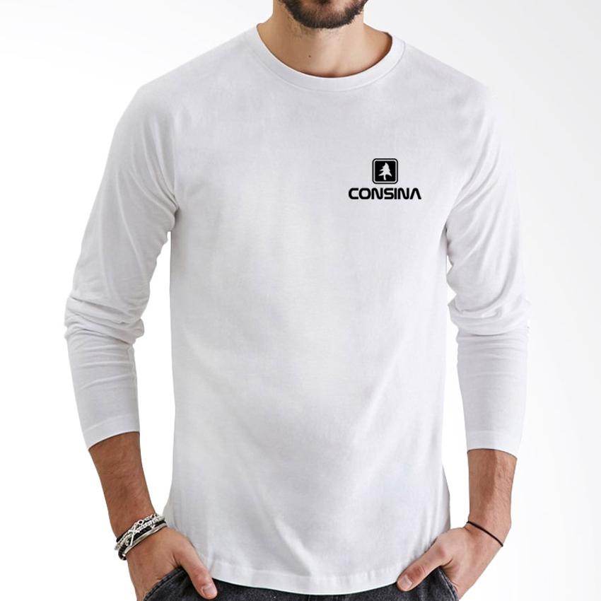 Jakarta Distro Kaos Long Sleeve Consina Little White Premium