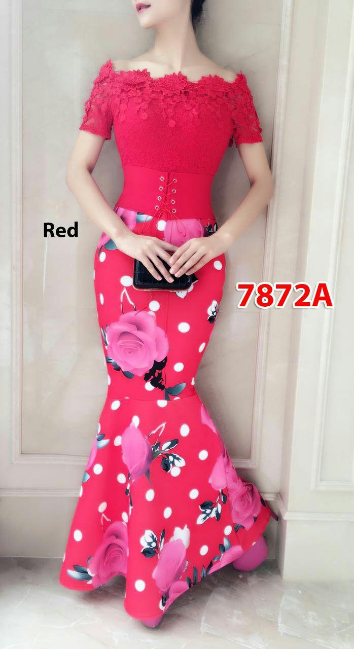 7872a# gaun pesta import / baju pesta impor / baju pesta brokat / longdress fashion import / gaun panjang scuba
