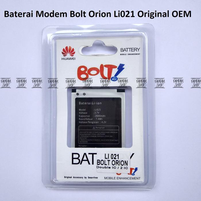 DISKON Baterai Modem Bolt Orion Movimax MV 1 Li021 Original OEM | Battery