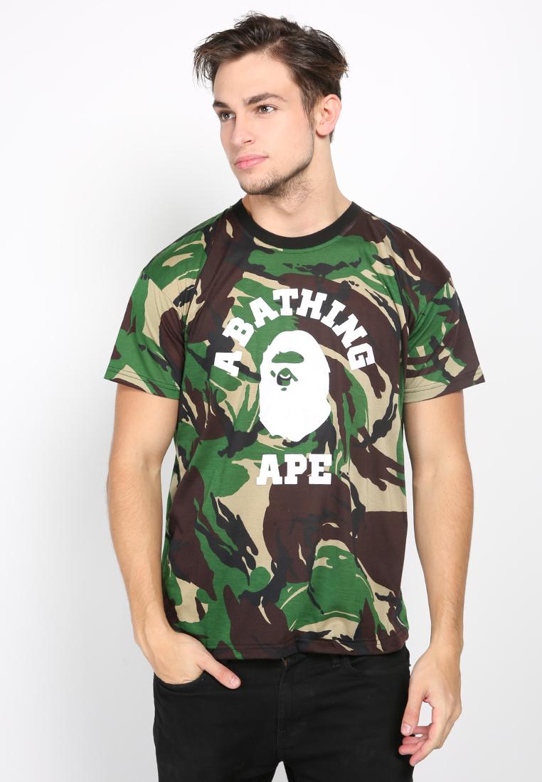 Kaos T-Shirt Distro / Kaos Pria / T-Shirt Pria / Singlet Anime Premium Army Abathing