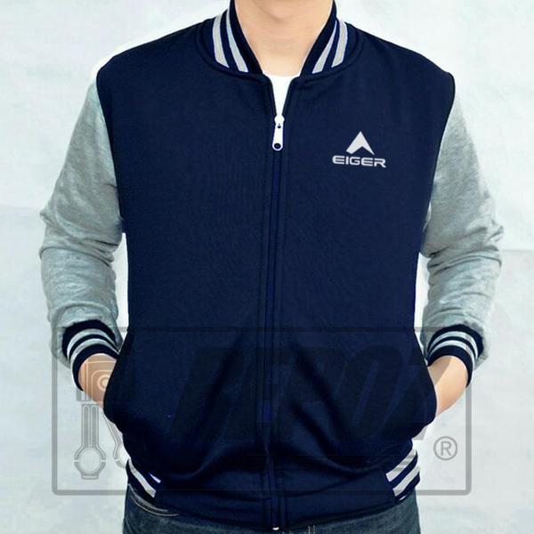 jaket varsity navy grey eiger terbaru