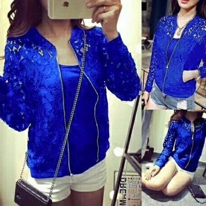 LYCAN - Jaket Wanita Jaket Brukat - Benhur
