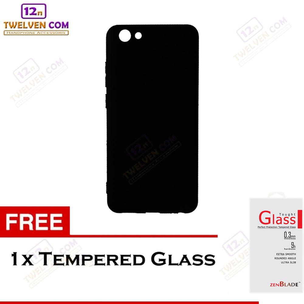 Twelven Case Slim Matte For Vivo Y71 - Free Tempered Glass