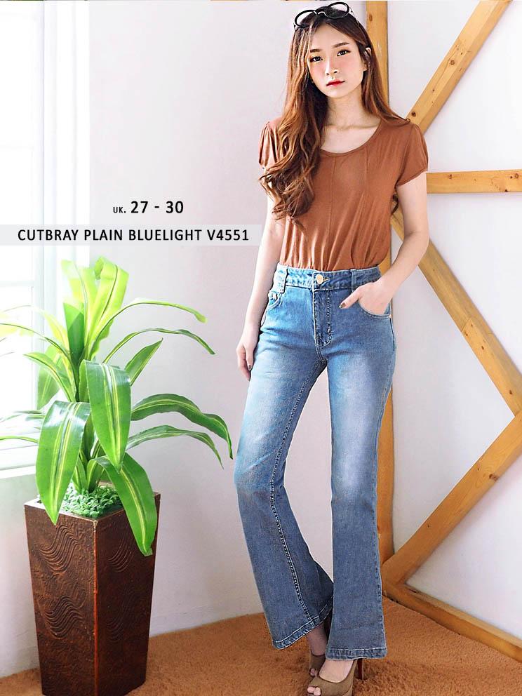 Celana Jeans Cutbray wanita fashionable - CUTBRAY KECIL KOMBINASI TWO \