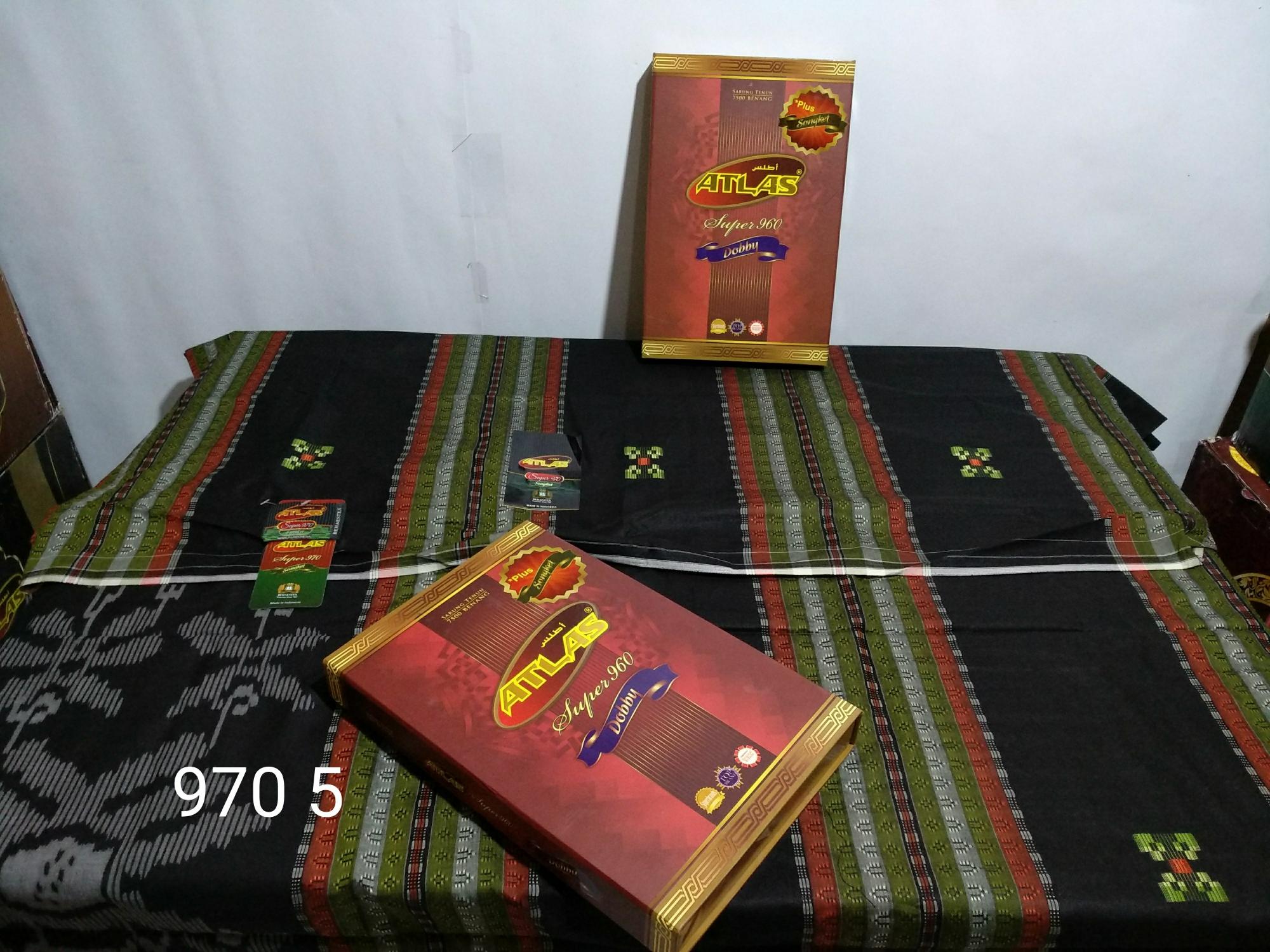 Sarung tenun Atlas Super 960 Dobby Songket
