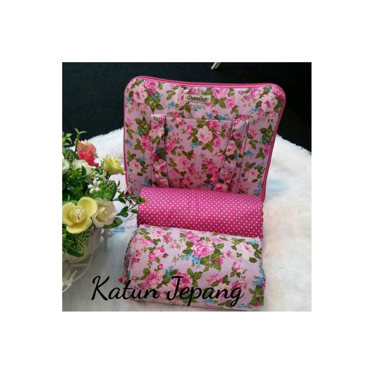 MUKENA KATUN JEPANG ORI PINKY RED