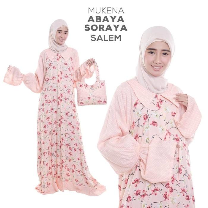 MUKENA DEWASA TERUSAN ABAYA SORAYA SALEM