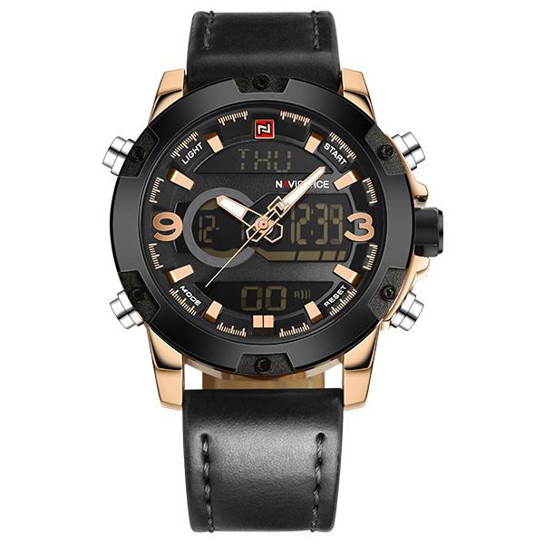 Rimas Navi Force Jam Tangan Analog Digital Pria - 9097 - Black