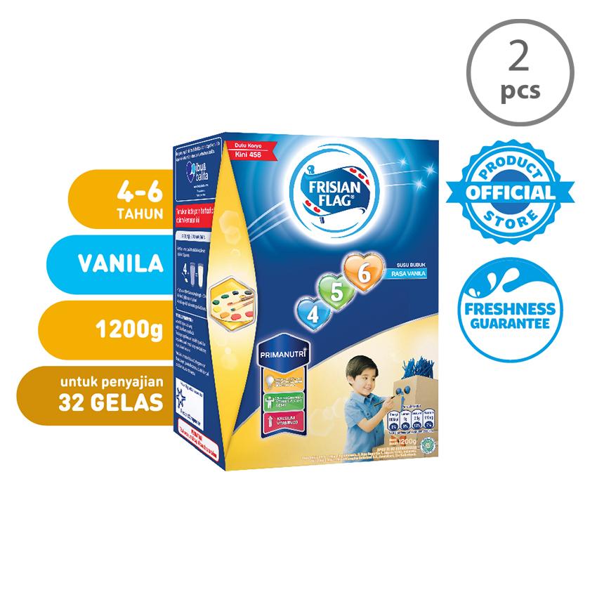 Frisian Flag Karya 4-6 Susu Pertumbuhan - Vanila - 1200 gr - Bundle Isi 2