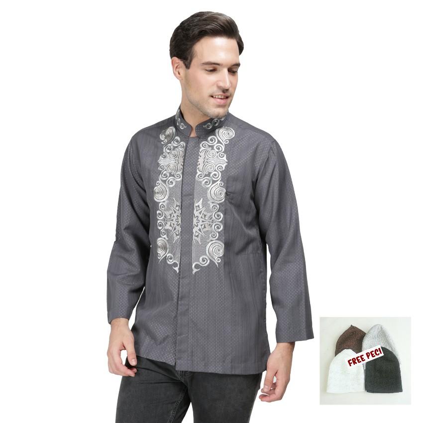 SHOHIB BAJU KOKO KEMEJA MUSLIM PRIA RAMZI