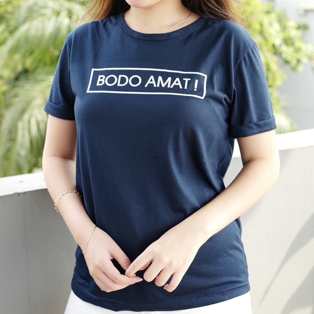 YGTSHIRT - T-shirt BODO AMAT Tumblr Tee Cewek / Kaos Wanita / Tshirt Cewe Cotton Combad / Kaos Oblong / Trending Shirt