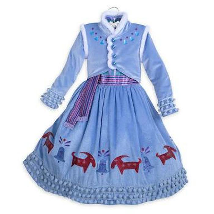Kostum Frozen Anna Winter 2 - 7 Tahun / Gaun Pesta Anak