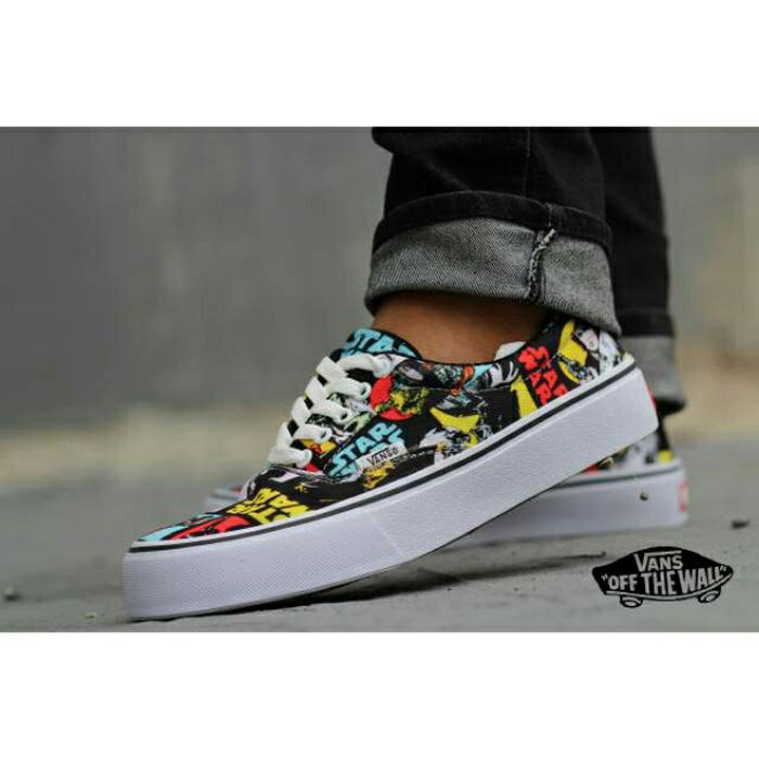 TERLARIS - Vans Era Star Wars Edition Low - Hitam,