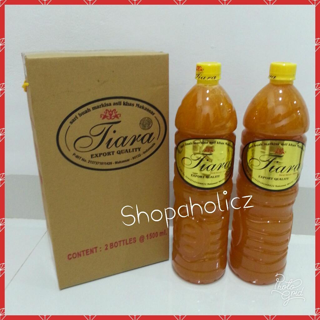 Markisa TIARA ASLI MAKASSAR 1500ml - Isi 2 Botol