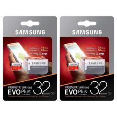 Samsung Memory Card microSDHC Evo Plus 32GB / 95MB/s - Merah