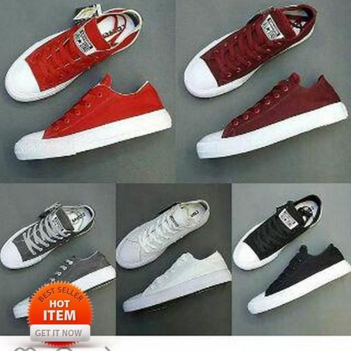 Sepatu Sekolah Kuliah Harian Converse All Star Polos Terbaru - Bkqvzn
