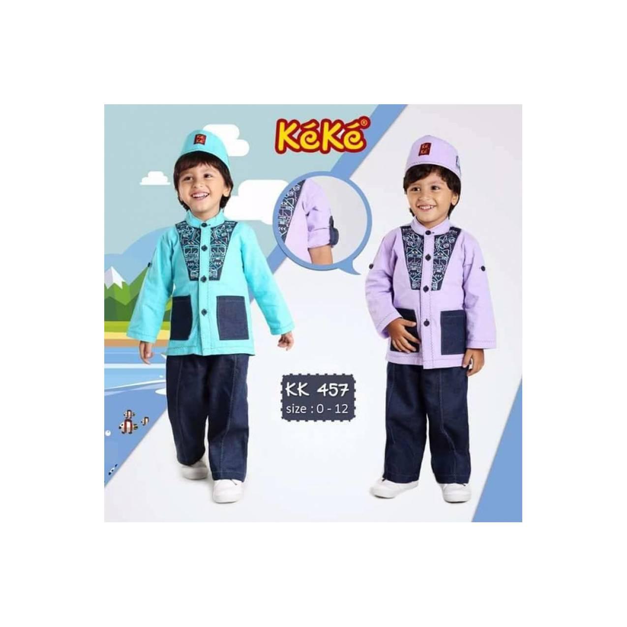 KK 457 SIZE 5 KOKO ANAK TERBARU KEKE LENGAN PANJANG