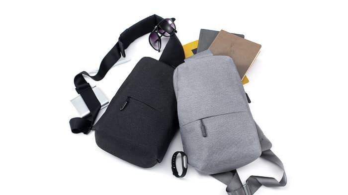 HARGA SPESIAL!!! Xiaomi Mi Multifunctional Urban Leisure Chest Pack Sling Bag - y6Klej