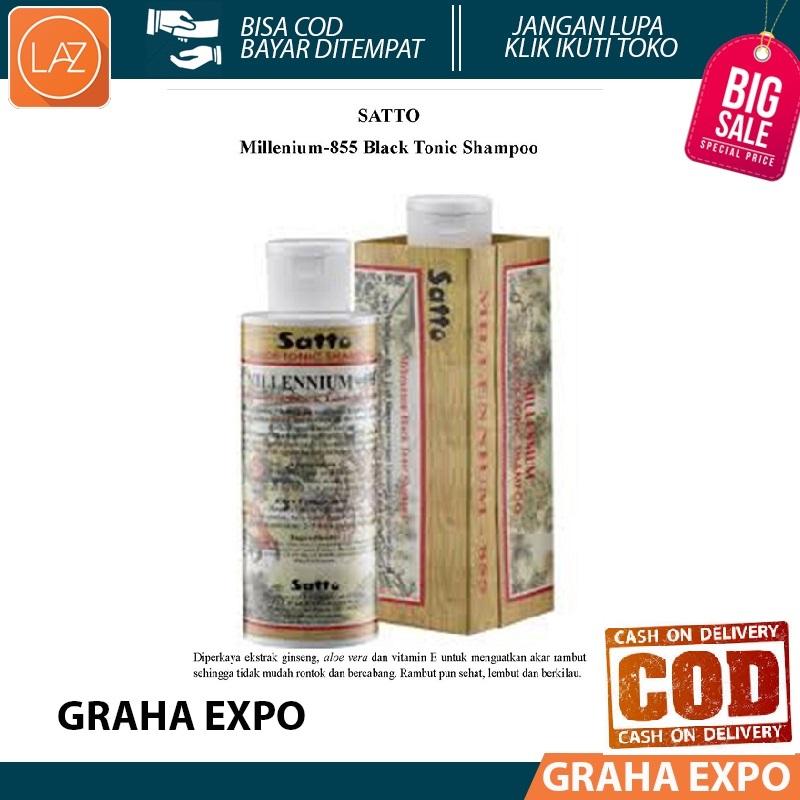 Laz COD Satto Millenium Black Tonic Shampoo Isi 200ml
