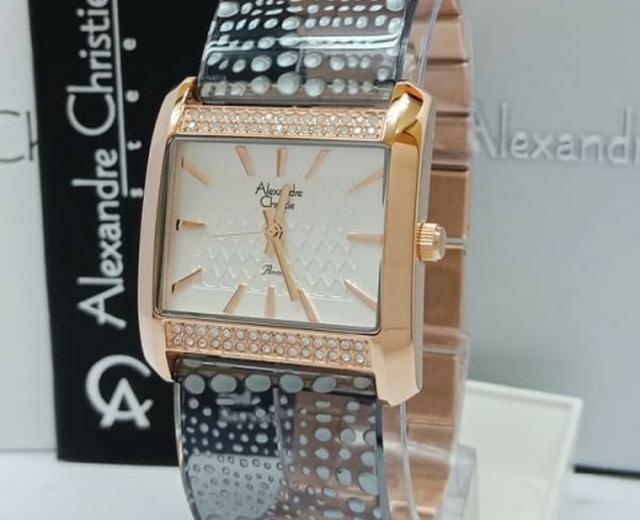 Jam Tangan Kasual Keramik Original Wanita Cewek Perempuan Alexandre Christie Original Tali Keramik Kombinasi Water Resist Original Terbaru Simple Elegan Keren Promo Diskon Terlaris Termurah Alexandre Christie AC 2672 Original Grey Abu Rose Gold Murah