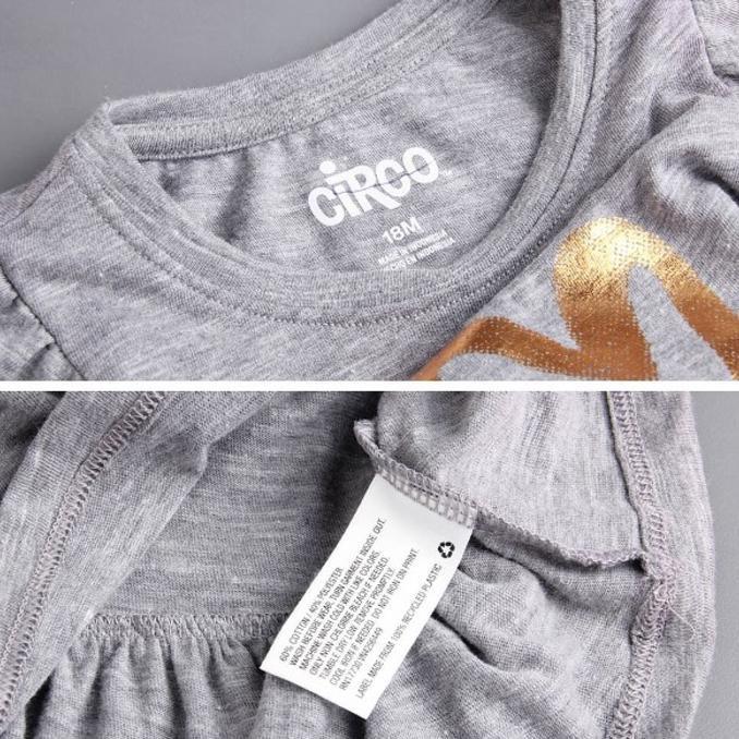 PROMO SALE - GIRLS T-SHIRT CIRCO PAKAIAN ATASAN ANAK PEREMPUAN DRESS ANAK F001
